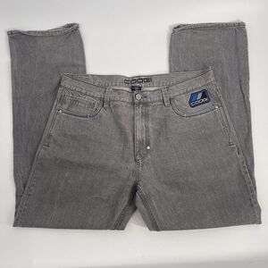 COOGI Jeans Mens 40x35 Embroidered Denim Black Authentic Y2K Hip Hop Vintage‎